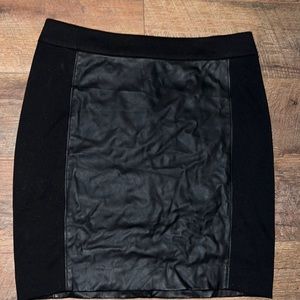 Women’s Faux Leather Skirt